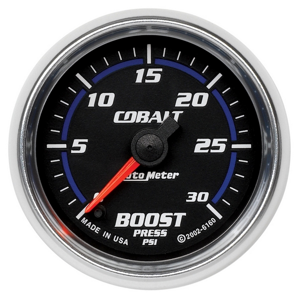 2-1/16" BOOST, 0-30 PSI, COBALT